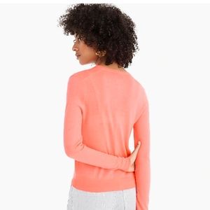 J Crew Italian featherweight cashmere V- neck